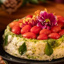 TERRINE DE QUEIJO AO PESTO