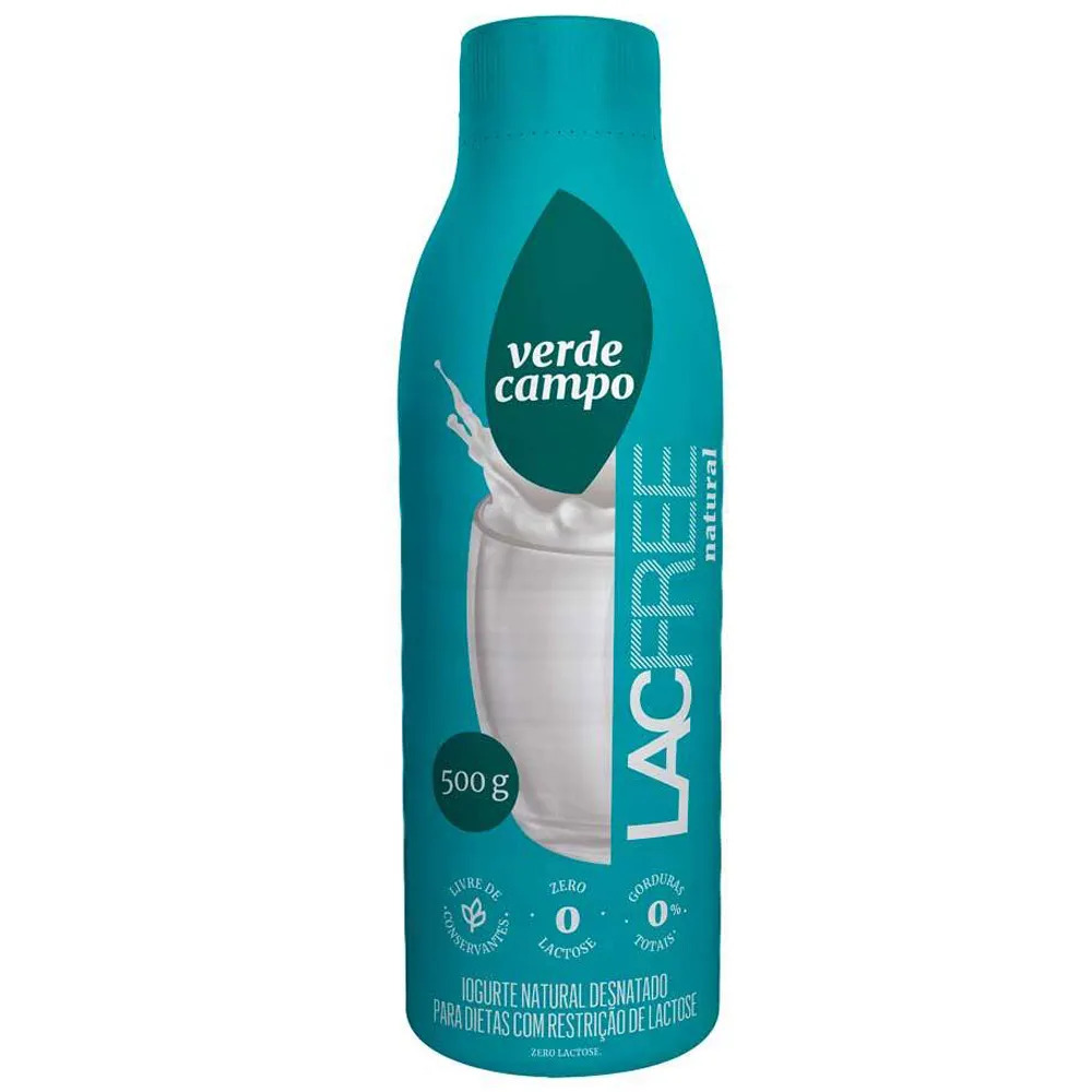 IOGURTE NATURAL LACFREE VERDE CAMPO 500G