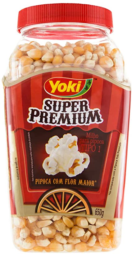 MILHO PARA PIPOCA SUPER PREMIUM YOKI - 650G