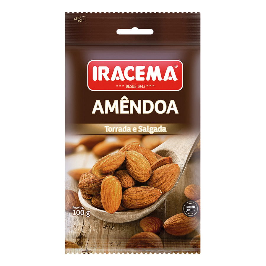 AMÊNDOA TORRADA IRACEMA - 100G