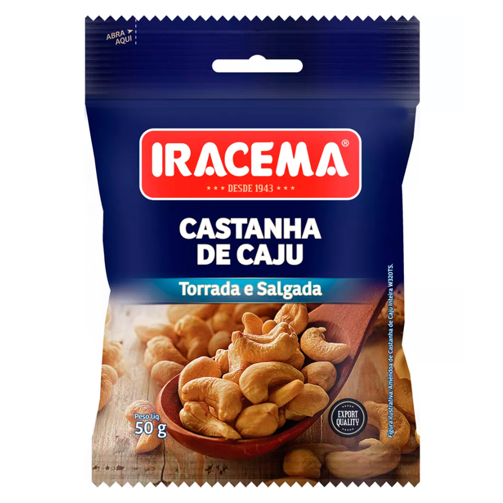 CASTANHA DE CAJU IRACEMA - 50G