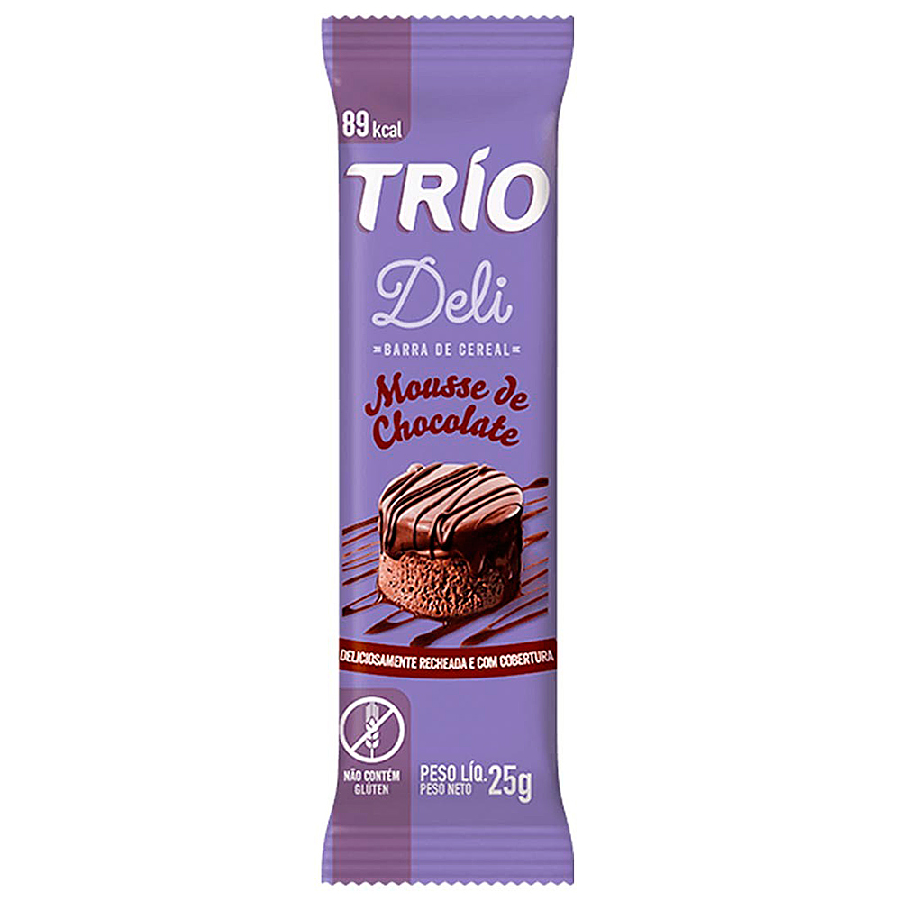 BARRA DE CEREAL TRIO MOUSSE DE CHOCOLATE- 20G