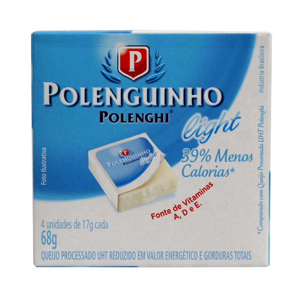 QUEIJO POLENGUINHO LIGTH - 68G (COM 4 UN.)