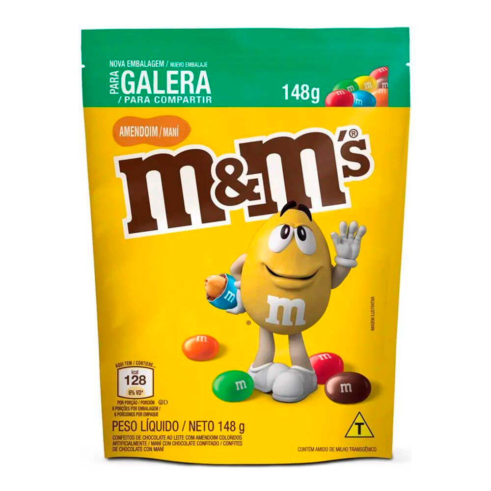 CHOCOLATE M&amp;M´s AMENDOIM - 148G