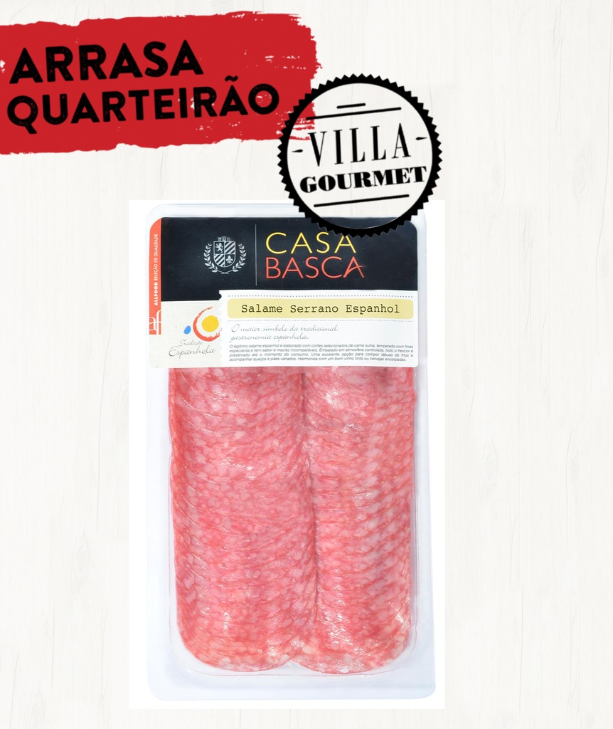 SALAME SERRANO ESPANHOL CASA BASCA - 100G