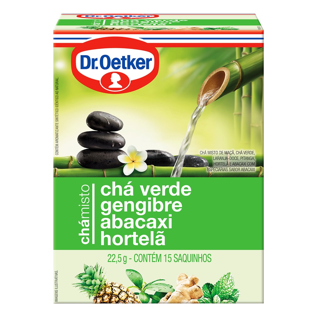 CHÁ MISTO DETOX DR.OETKER C/ 15