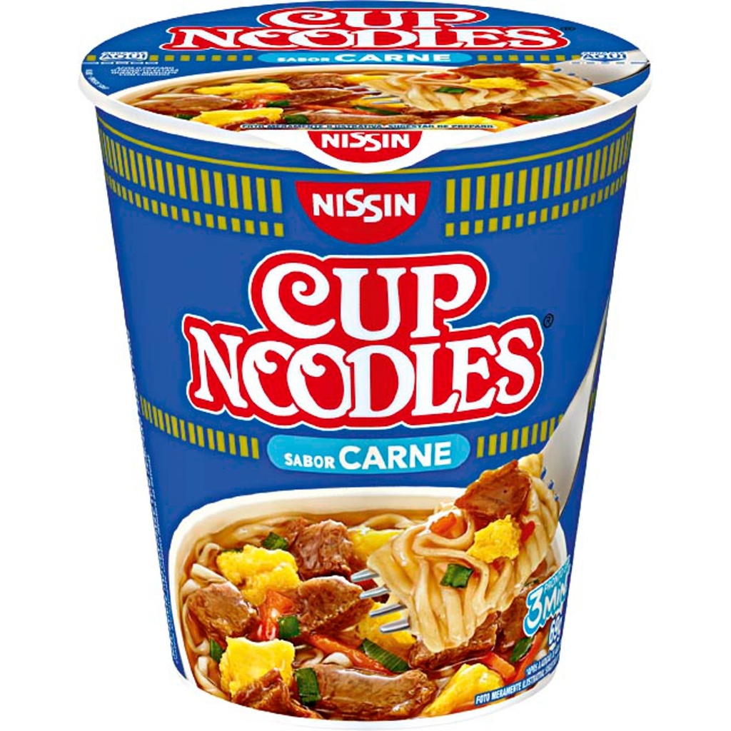 CUP NOODLES NISSIN SABOR CARNE - 69g