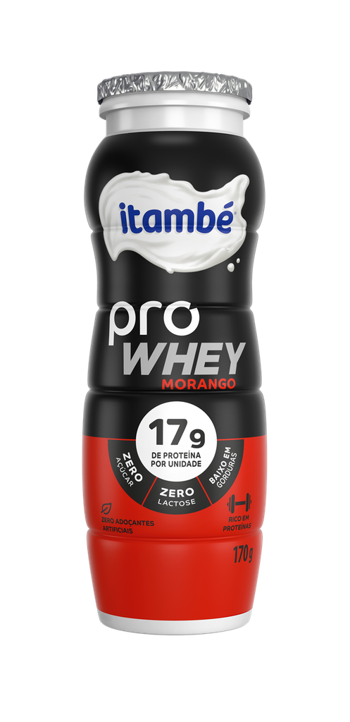 IOGURTE ITAMBÉ PRO WHEY SABOR MORANGO - 170g