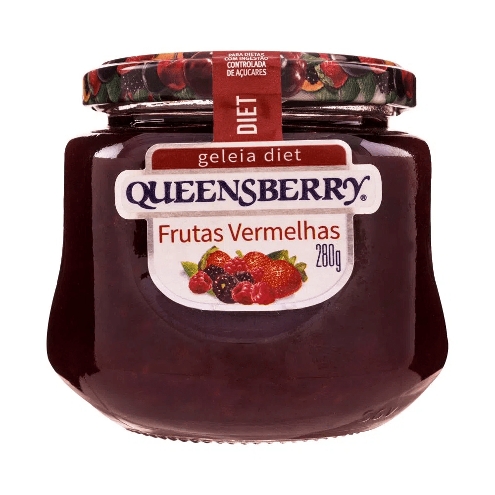 GELEIA DE FRUTA VERMELHAS DIET QUEENSBERRY 280G