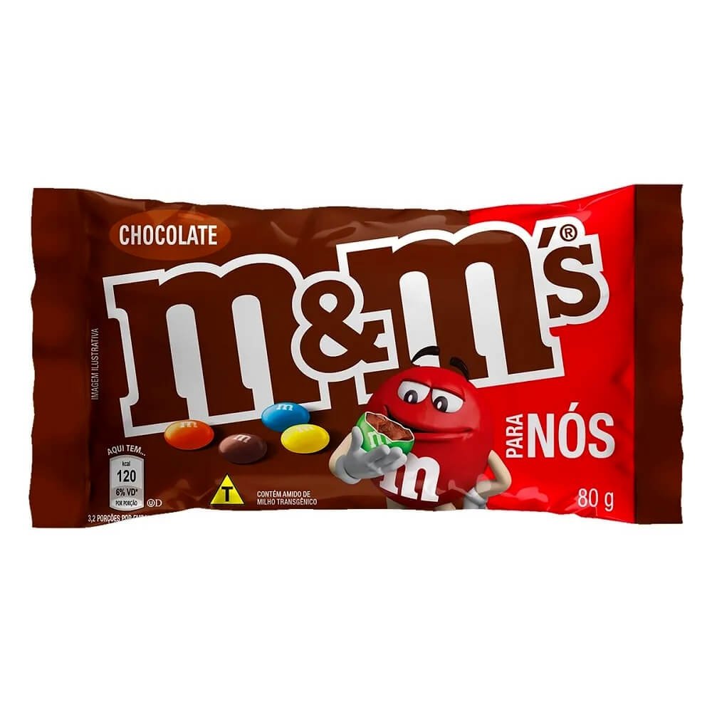 CHOCOLATE MM'S AO LEITE - 80g