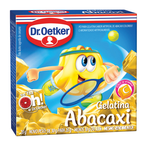 GELATINA DR.OETKER SABOR ABACAXI - 20g