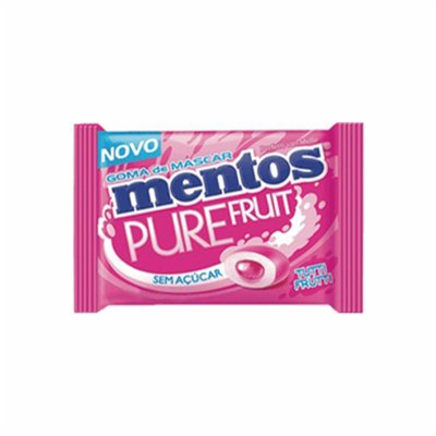 GOMA MENTOS PURE FRUIT SABOR TUTTI FRUTT - 6g