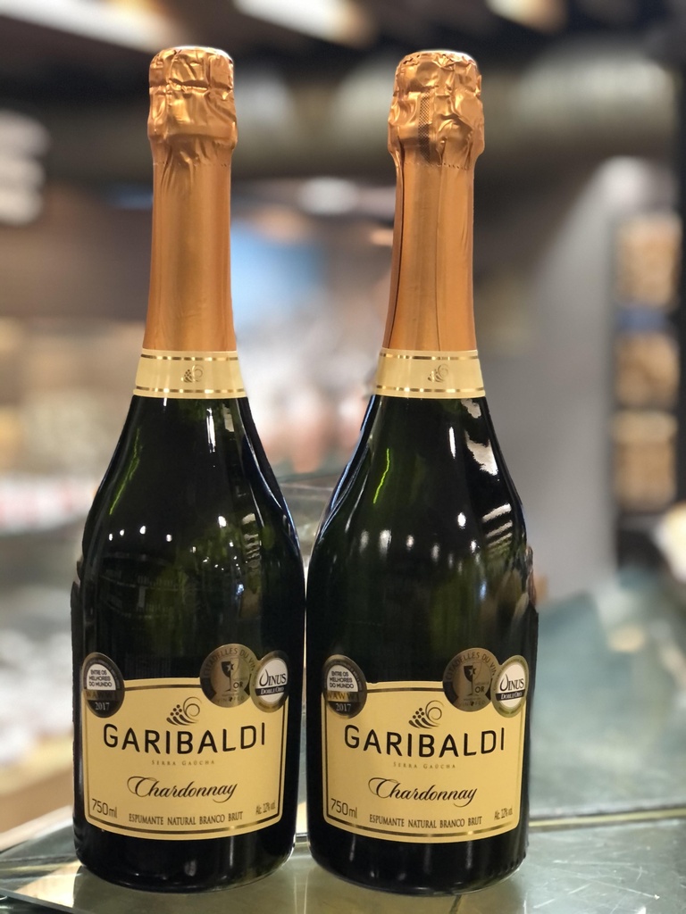 VINHO ESPUMANTE GARIBALDI BRUT BRANCO CHARDONNAY 750 ML