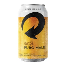 [46563] Cerveja Lata Skol Puro Malte  350ml